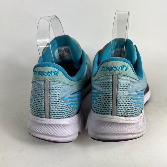 Saucony Ride 14 Sneakers Women's 10 Blue Mesh Lace Up Running Shoes S10650-20 - Picture 7 of 9